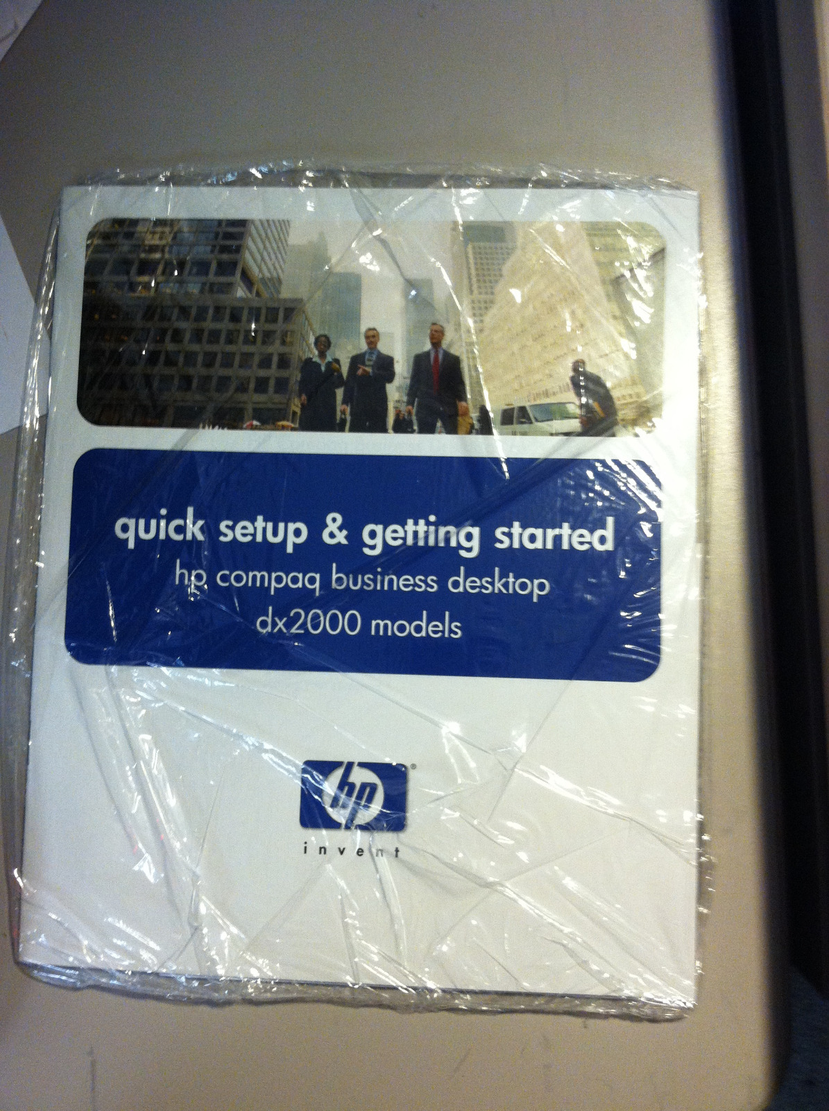 New sealed hp business desktop documention library dx2000 and quick setup