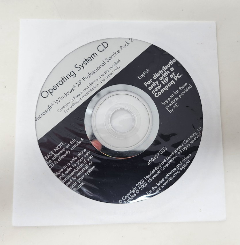 HP Application and Driver Recovery Pack 450625-001 Windows English, XP & Vista