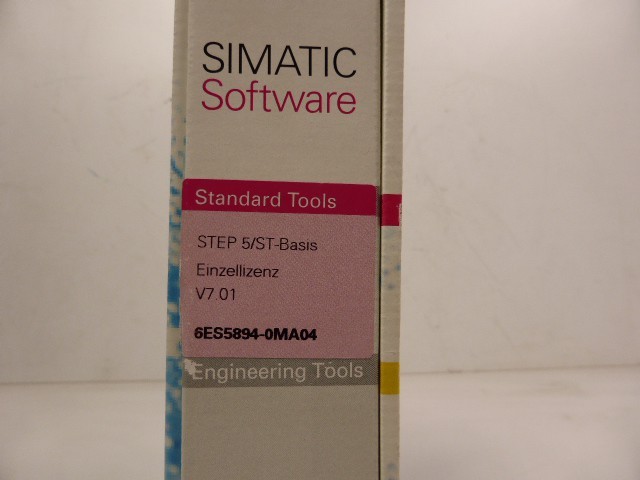 Siemens Simatic STEP 5/ST Base Single License V7.01 6ES5894-0MA04