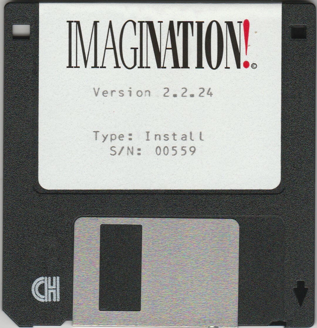 Imagination! Version 2.2.24 by The ImagiNation Network ~ 3.5″ disk 1993