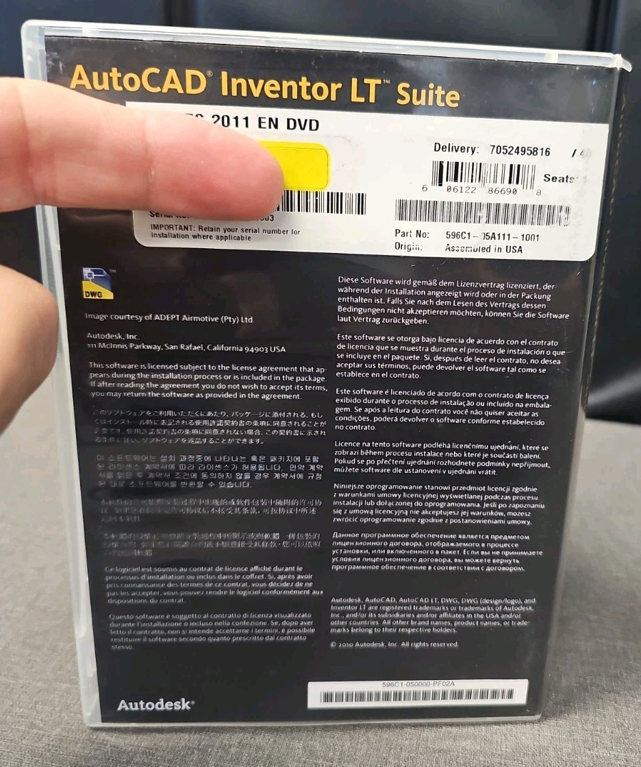 AutoCAD Inventor Suite 2011 – Autodesk With Serial Number 3 Disc