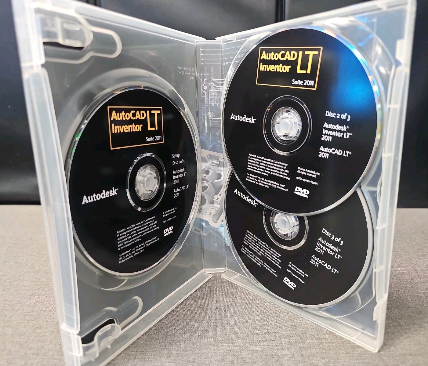AutoCAD Inventor Suite 2011 – Autodesk With Serial Number 3 Disc