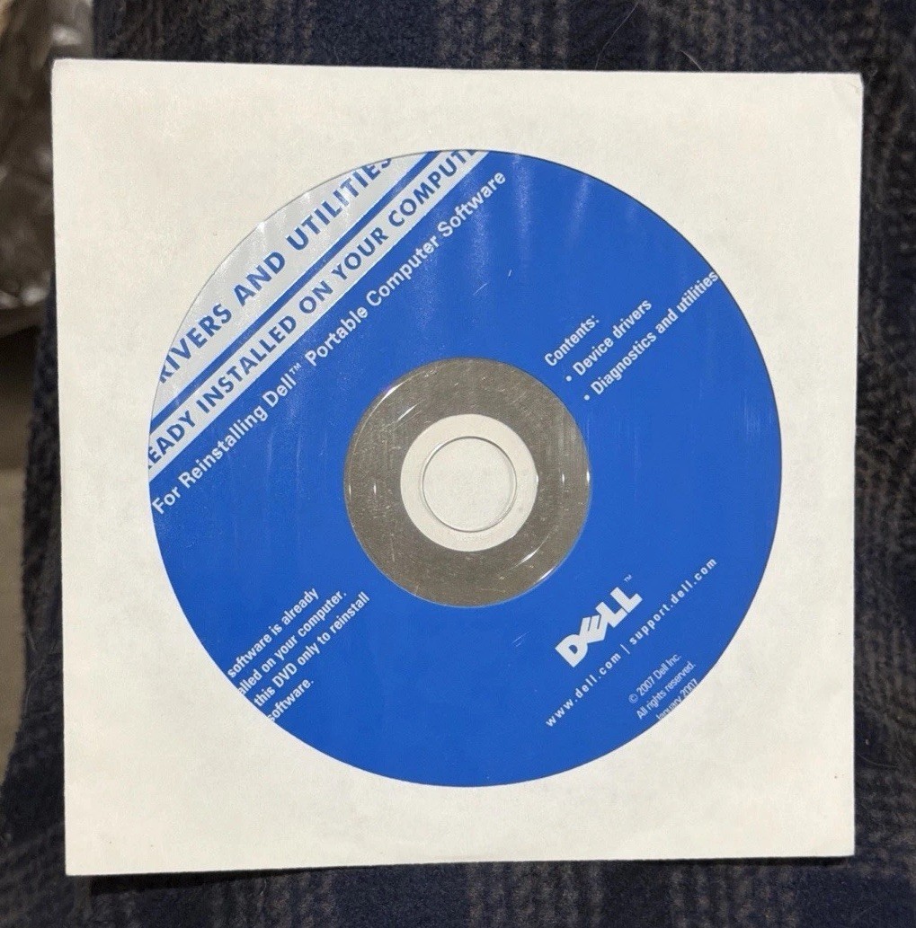 Dell Drivers & Utilities Reinstalling Dell Optiplex Computer Software – CD ONLY