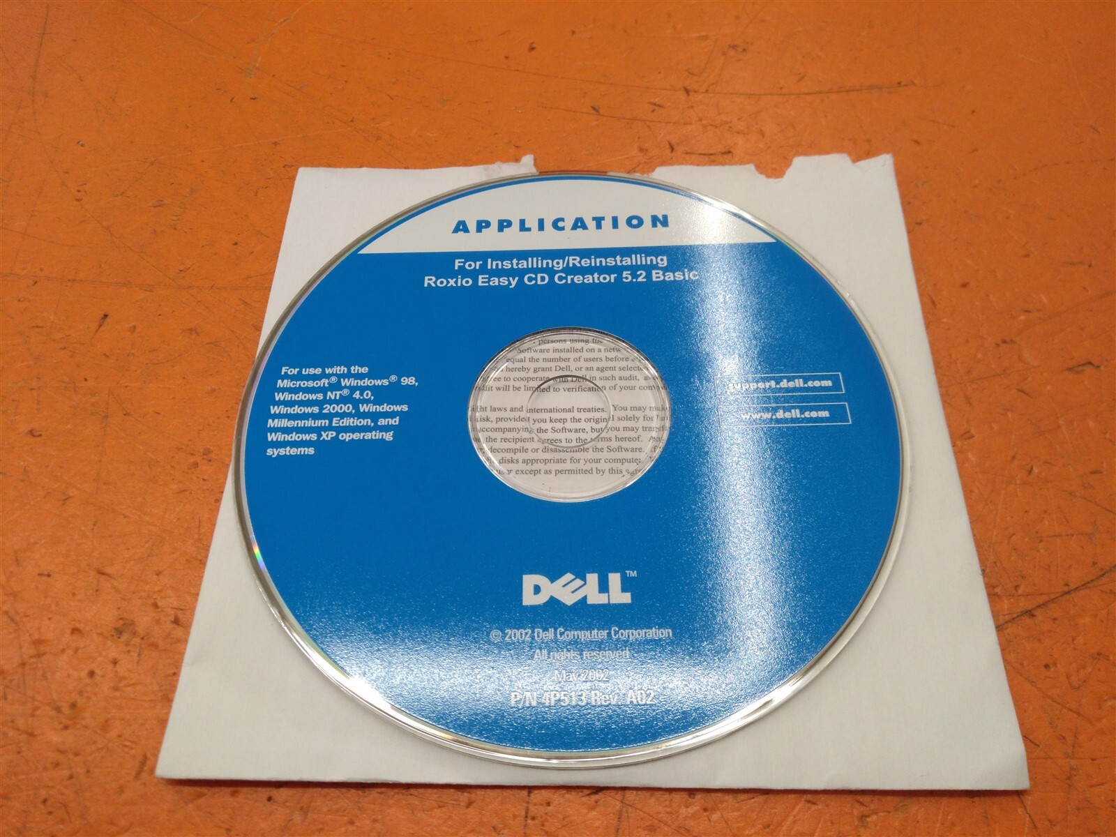 ⭐️⭐️⭐️⭐️⭐Dell Application Installing/Reinstalling Roxio Easy CD Creator 5.2 CD