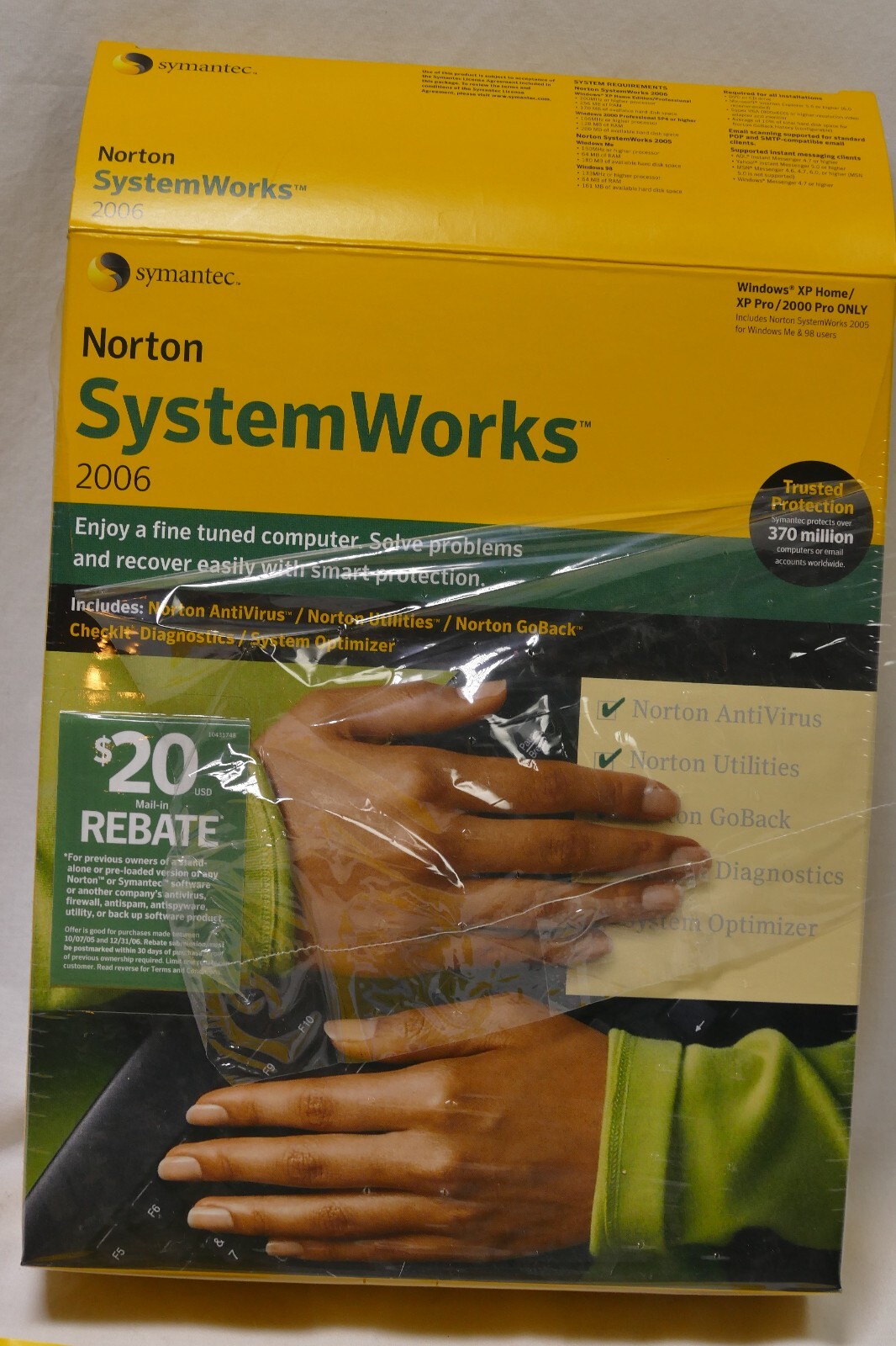 Symantec Norton System Works 2006 CD Win ME Win 98, Win XP and Windows 2000