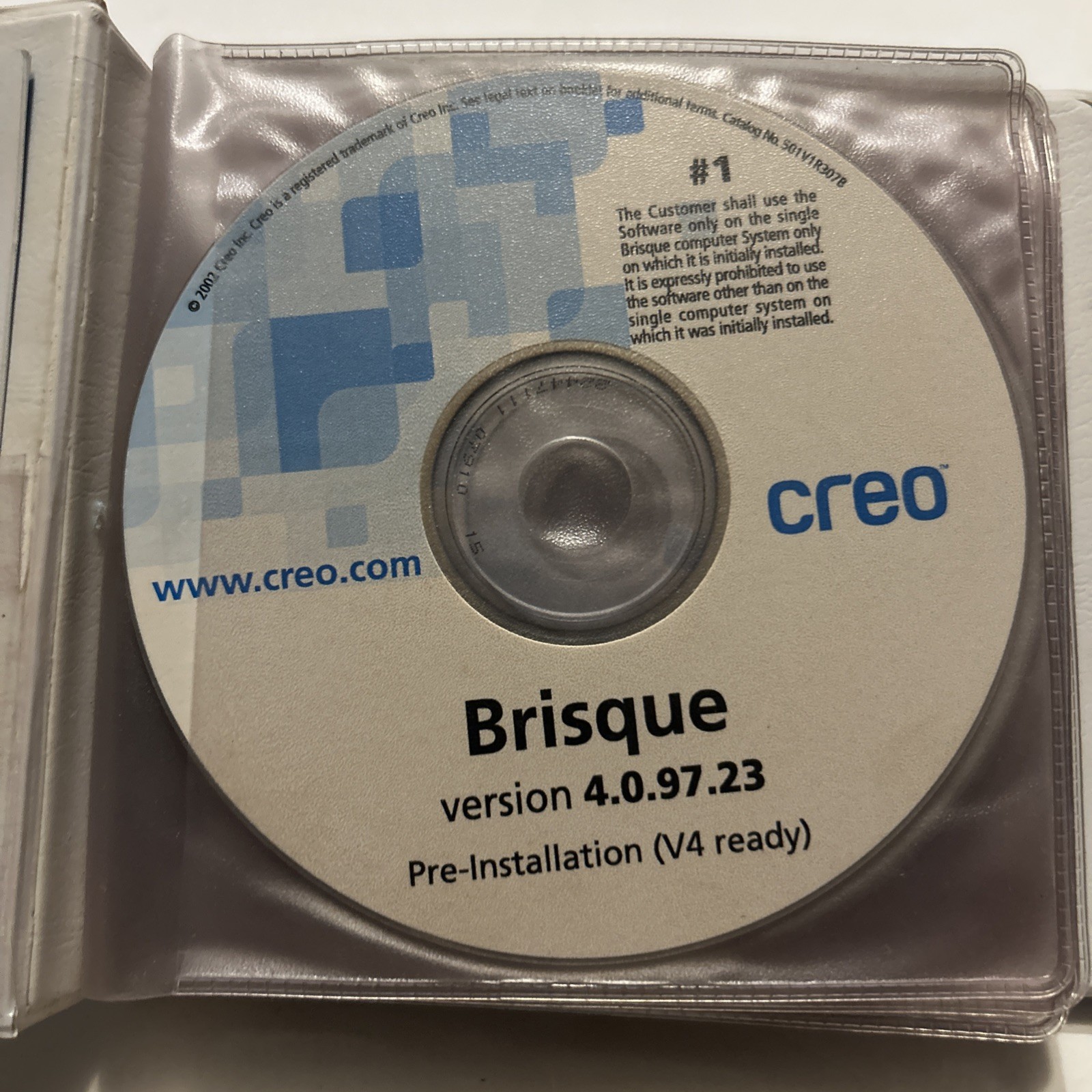 Creo Brisque 4.0.97.23 RIP Software Installation Kit – 7 CDs + Docs – Legacy