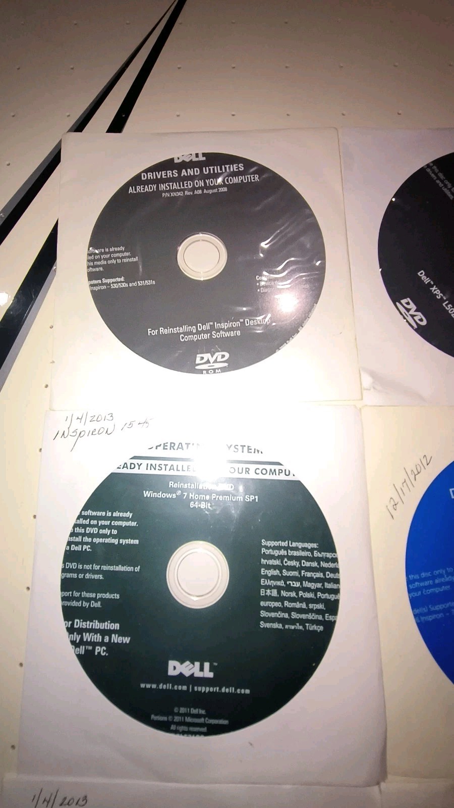 Inspiron 17R 1545 XPS L5 DELL OPERATING SYSTEM DRIVERS UTILITIES DISCS Windows 7