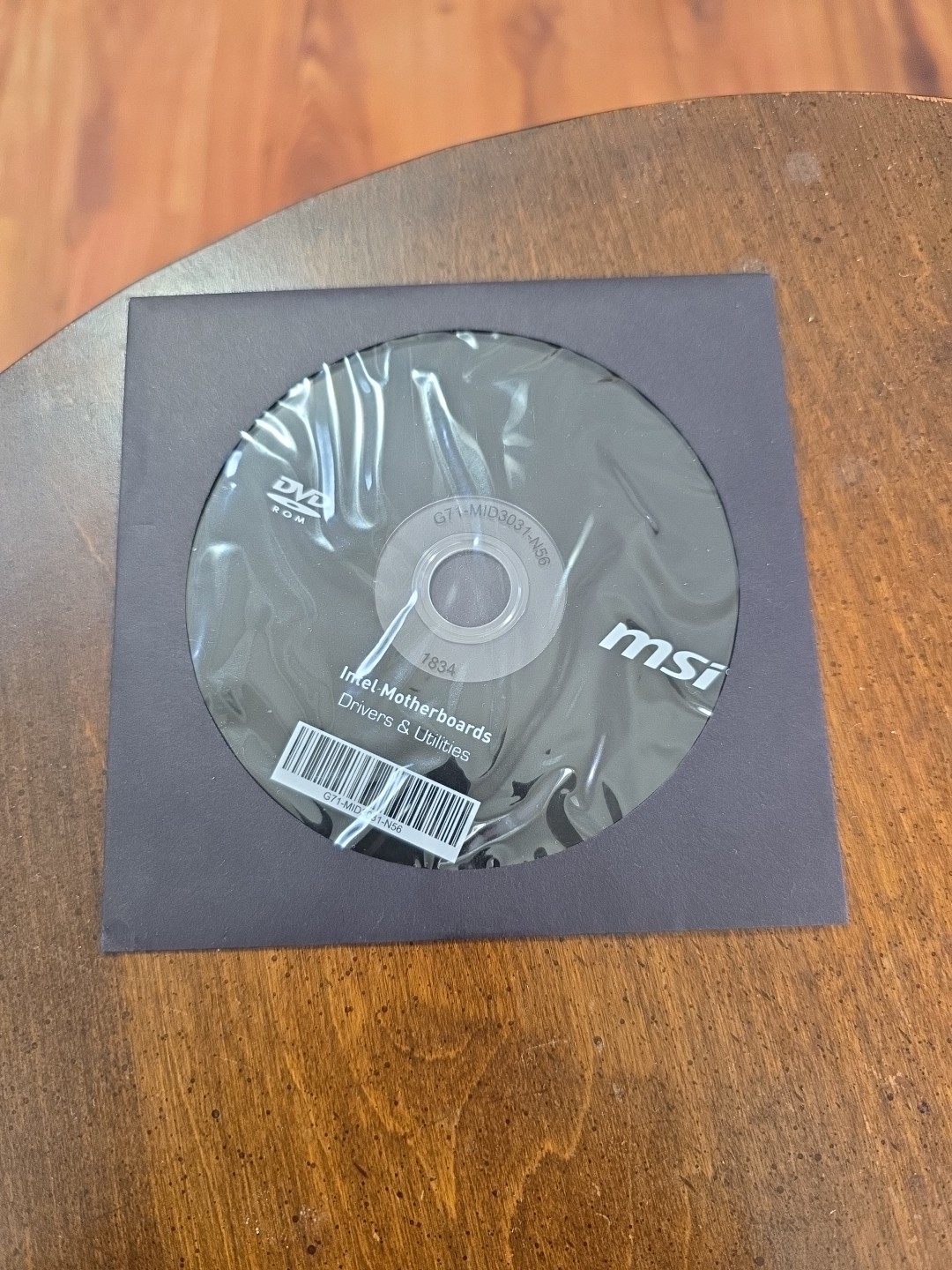 msi G71-MID3031-N56 1834 Intel Motherboards Drivers & Utilities
