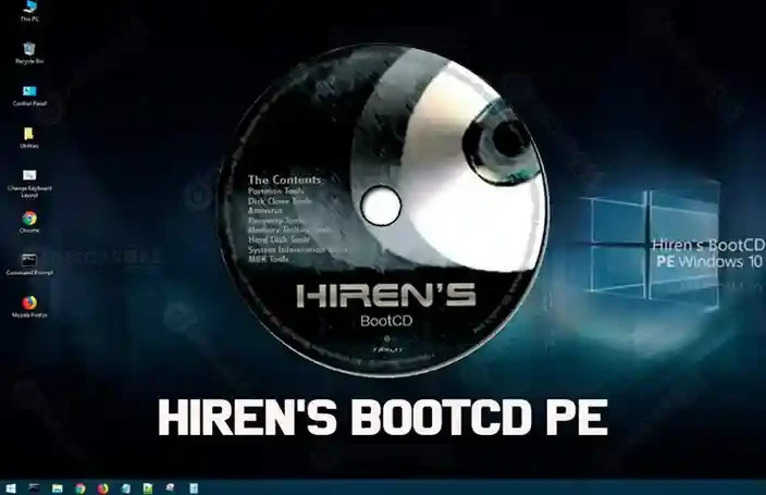 Hiren’s Boot CD Bootable CD Utility Toolkit For PC Diagnostics & Repair | DVD