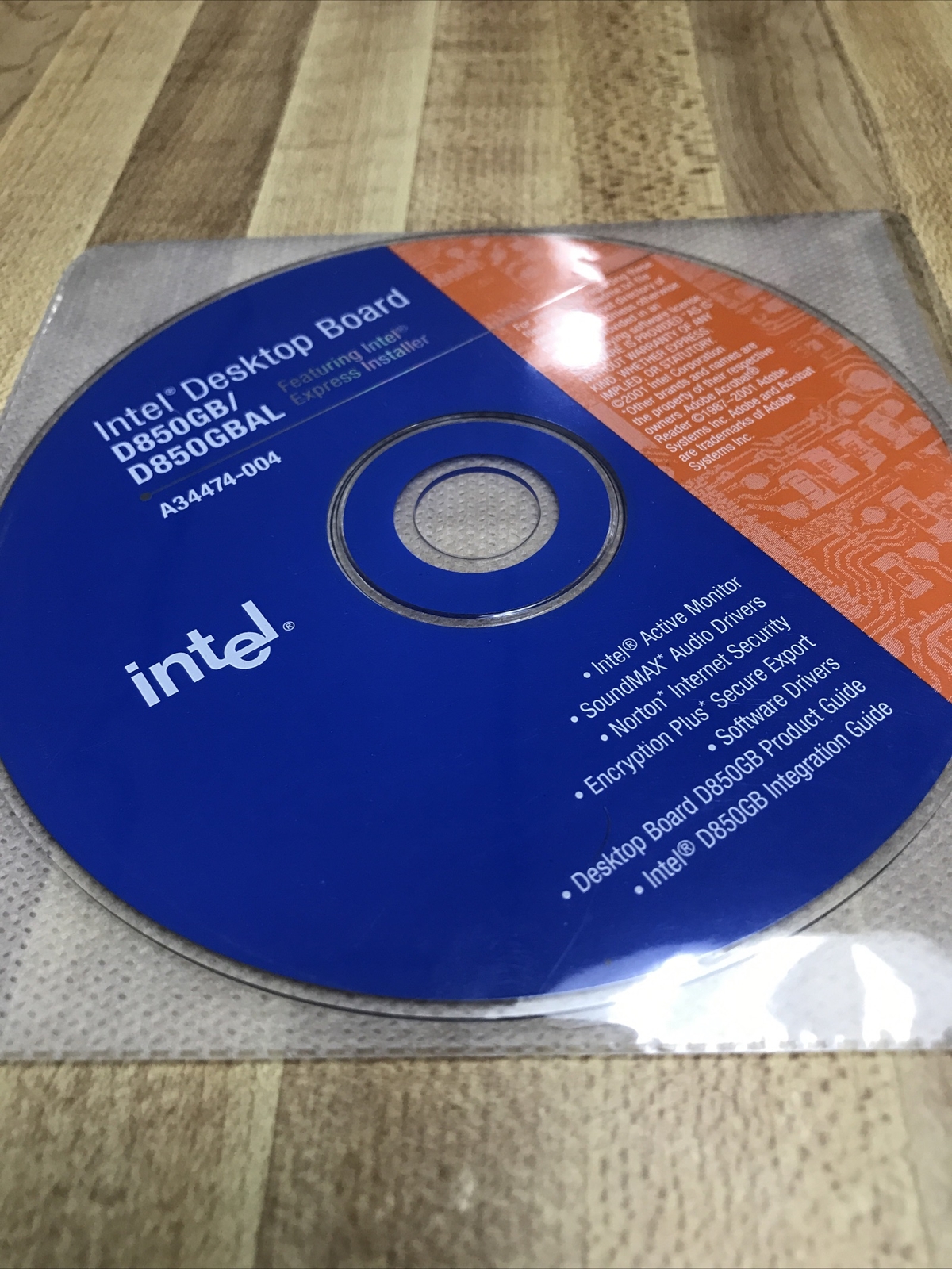Intel Desktop Board D850GB/D850GBAL Software