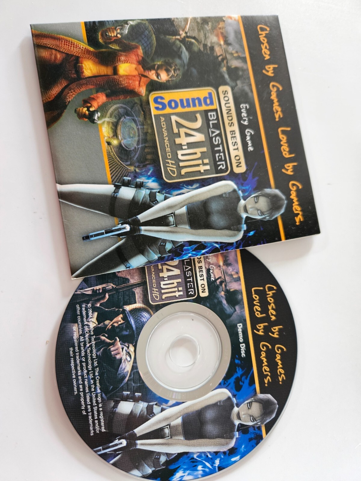 Creative Sound Blaster Demo Disc 24-Bit Advanced HD Loved by Gamers
