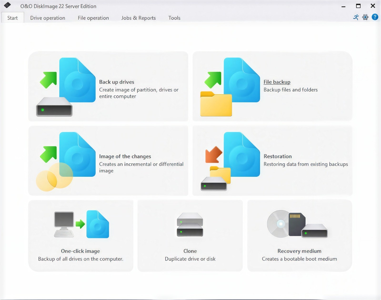 O&O DiskImage Server Edition Bootable DVD/USB