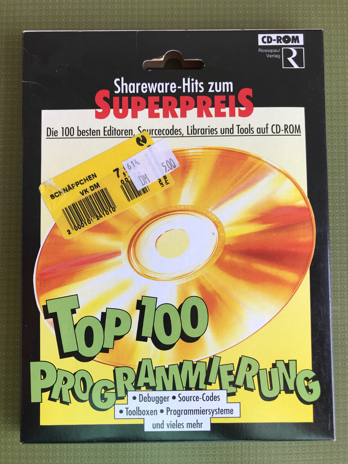 100 Editors, Source Codes, Libaries & Tools – A Selection of TopWare – 1994