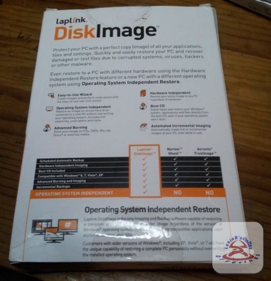 Laplink DiskImage Advanced Backup and Recovery – New in Retail Box