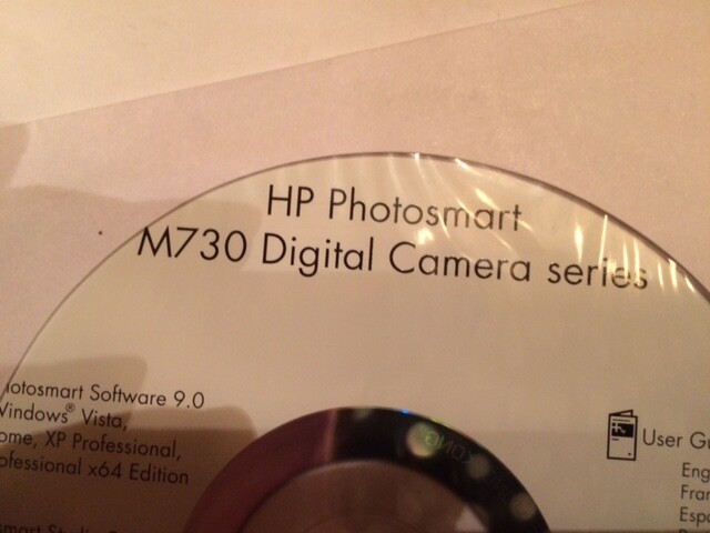 HP Photosmart M730 Digital Camera Series User Guide CD