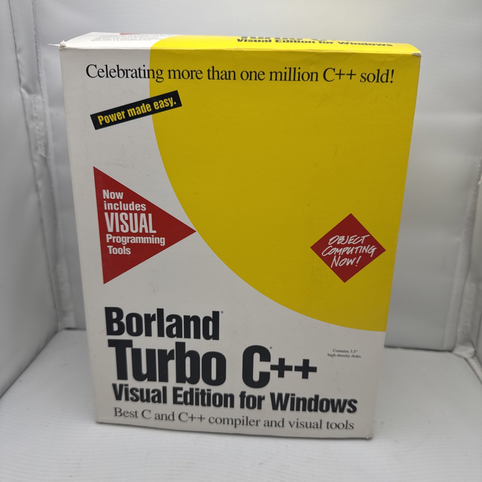 Borland Turbo C++ Suite (CD-ROM, 3.5″, Windows 4.5, DOS 3.0) Media