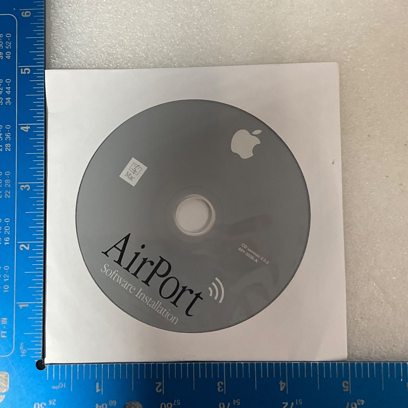 Macintosh AirPort Software Installation CD ROM Ver 2.0.2 691-3536-A