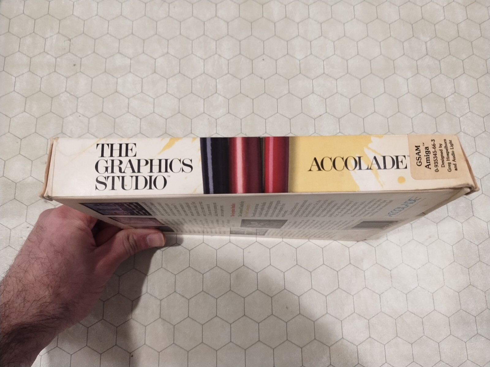 The Graphics Studio, Amiga, 3.5″ floppy disk, 1987, Accolade