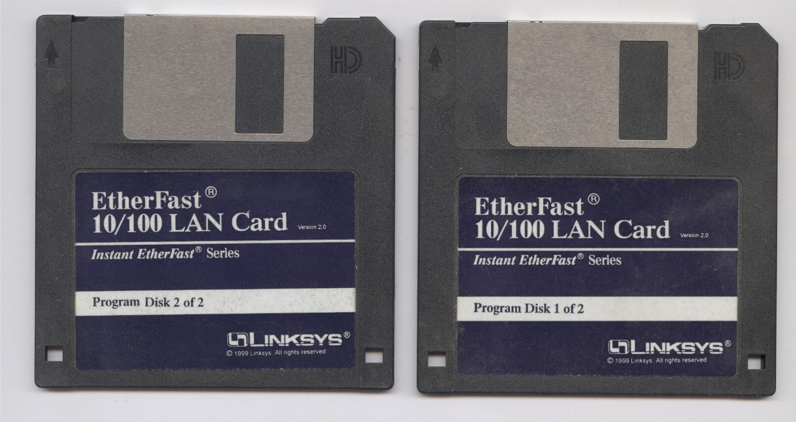Linksys Instant EtherFast series 10/100 LAN Card Driver 3.5″ Disk Version 2.0