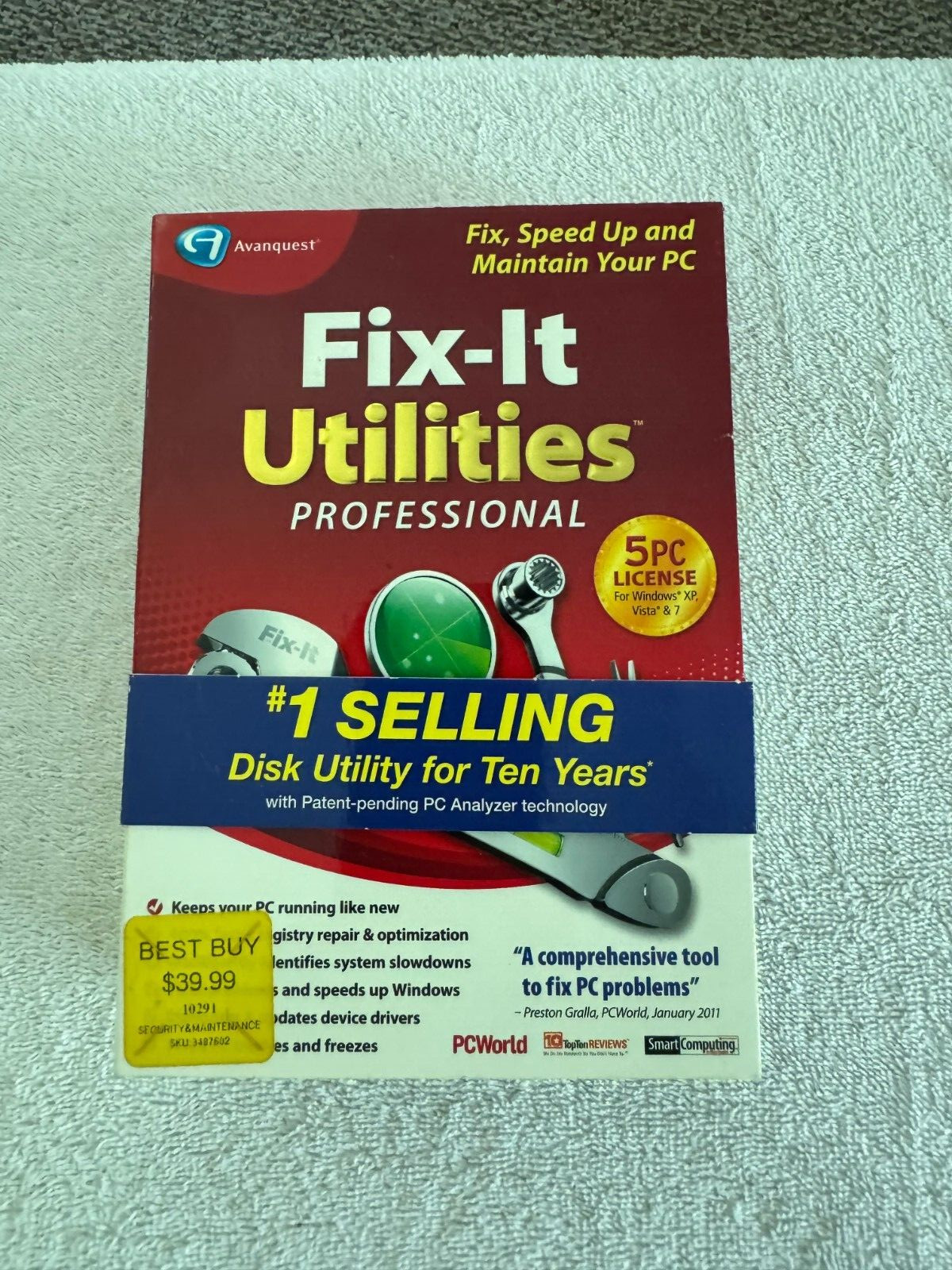 Avanquest Fix-It Utilities 12 Professional – Win XP/Vista/Win 7