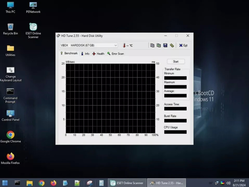 Hiren’s Boot DVD PE 1.0.8 Recover & Repair Windows XP 7 8 10 & 11 CD