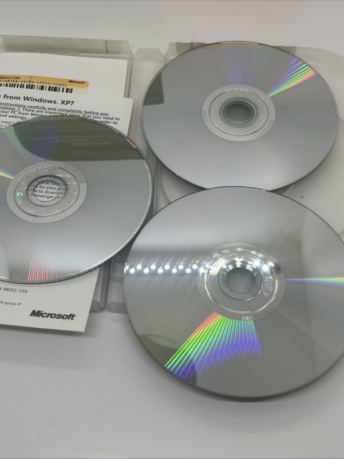Microsoft Windows 7 Home Premium Upgrade 32 & 64 Bit DVDs MS WIN GFC-00020