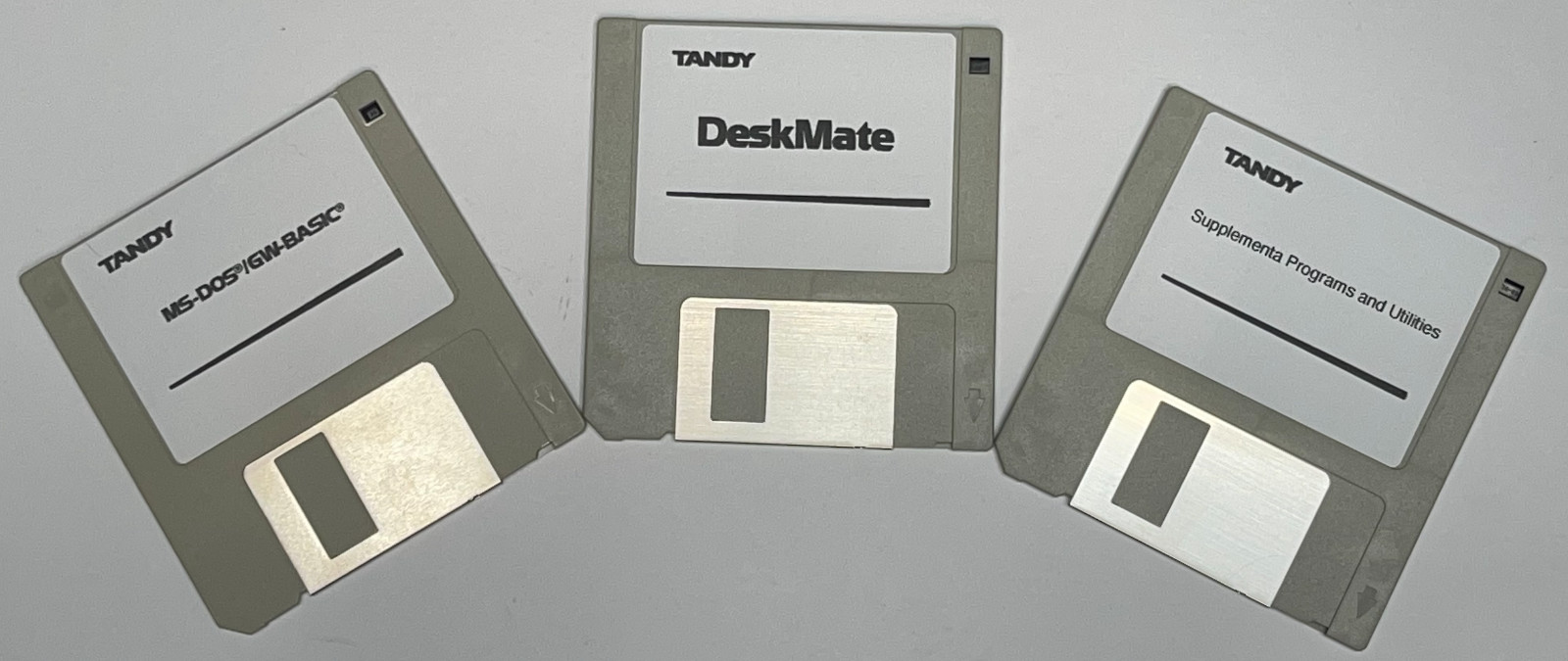 Tandy 1000 TX Boot system and Deskmate Disks / 3.5 Floppies Free Ship ! !