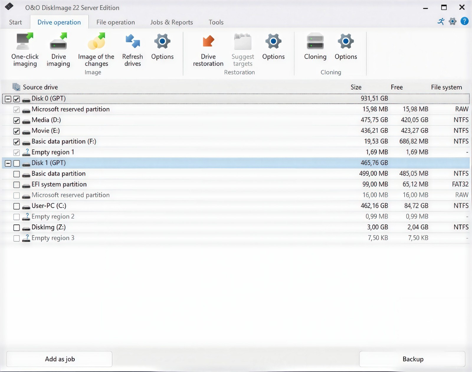 O&O DiskImage Server Edition Bootable DVD/USB