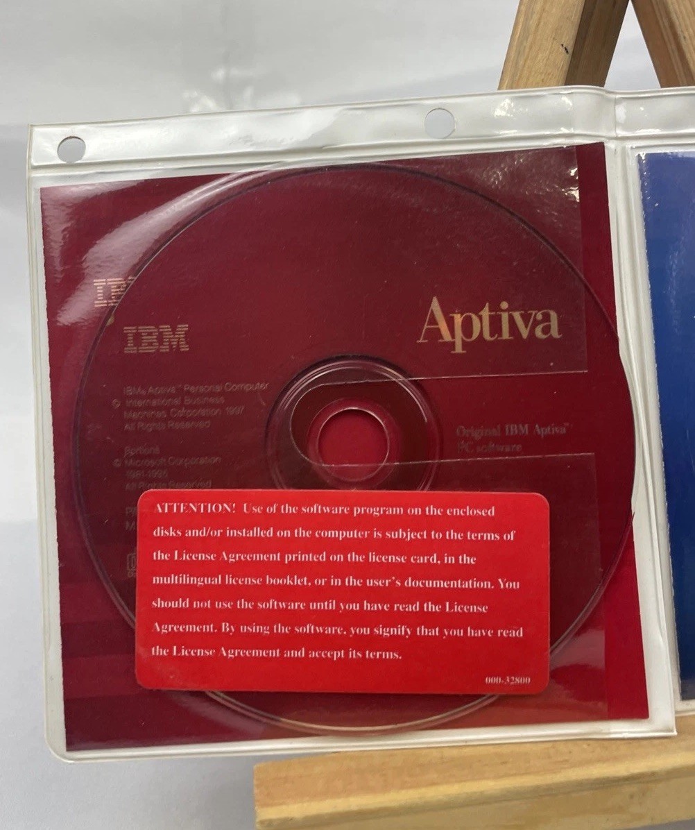 IBM Aptiva Product Recovery And Diagnostics and Utilities CD
