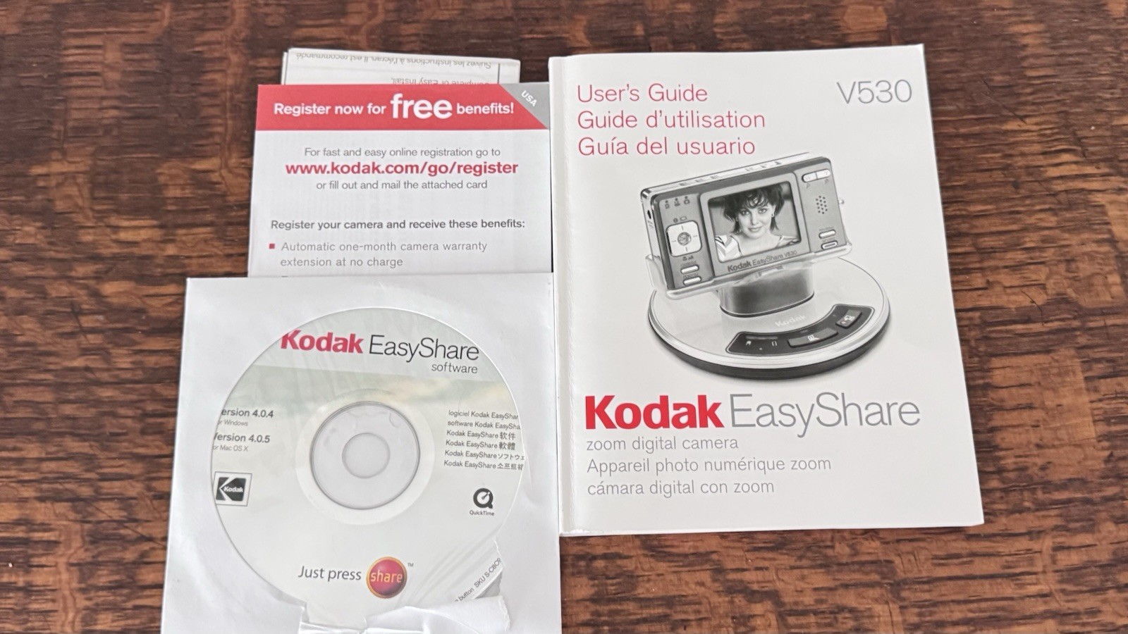 Kodak EasyShare Software CD Driver Version 4.0.4 4.0.5 with Manual