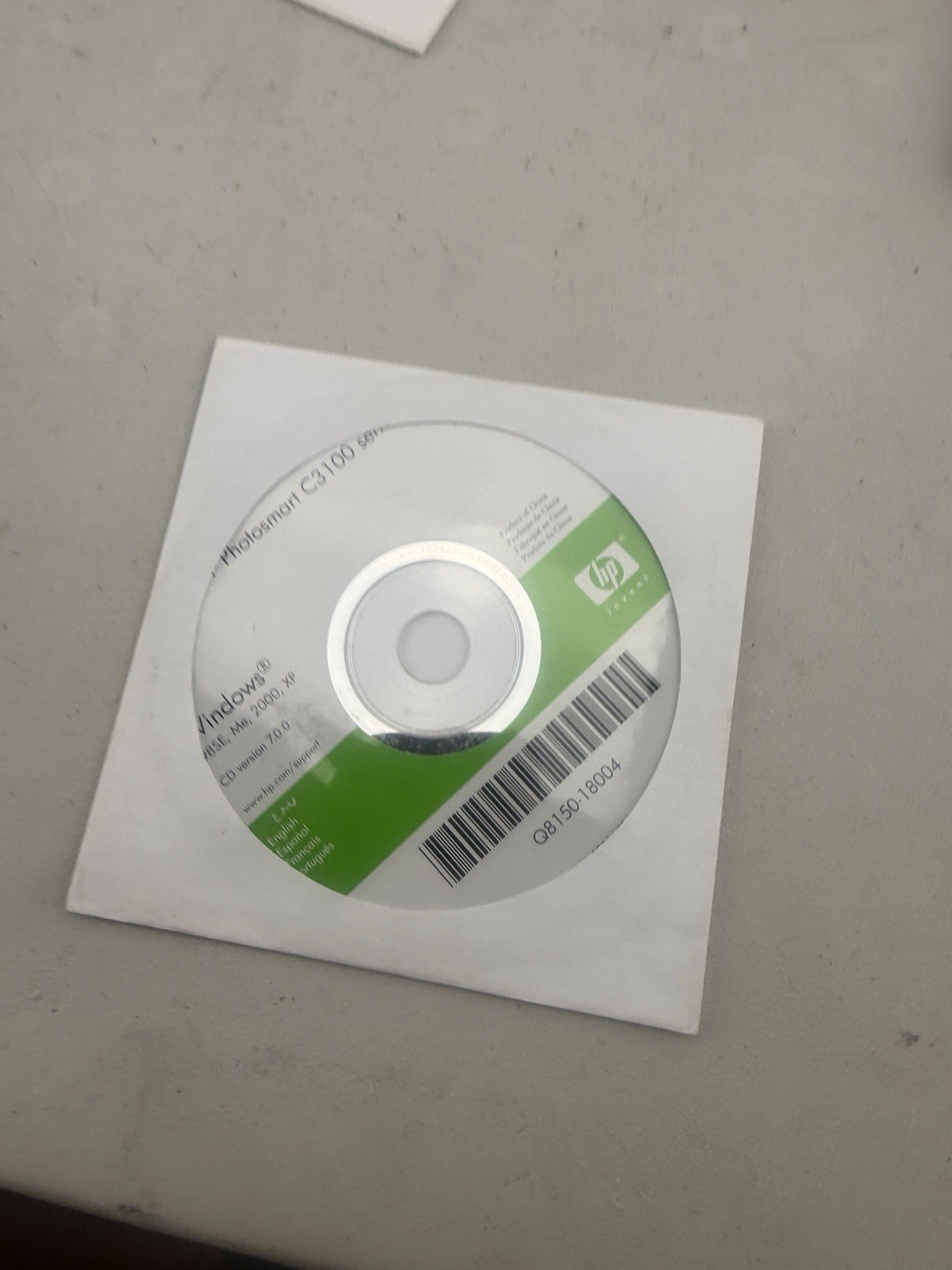 HP PhotoSmart C3100 Series Software PC Cd Rom