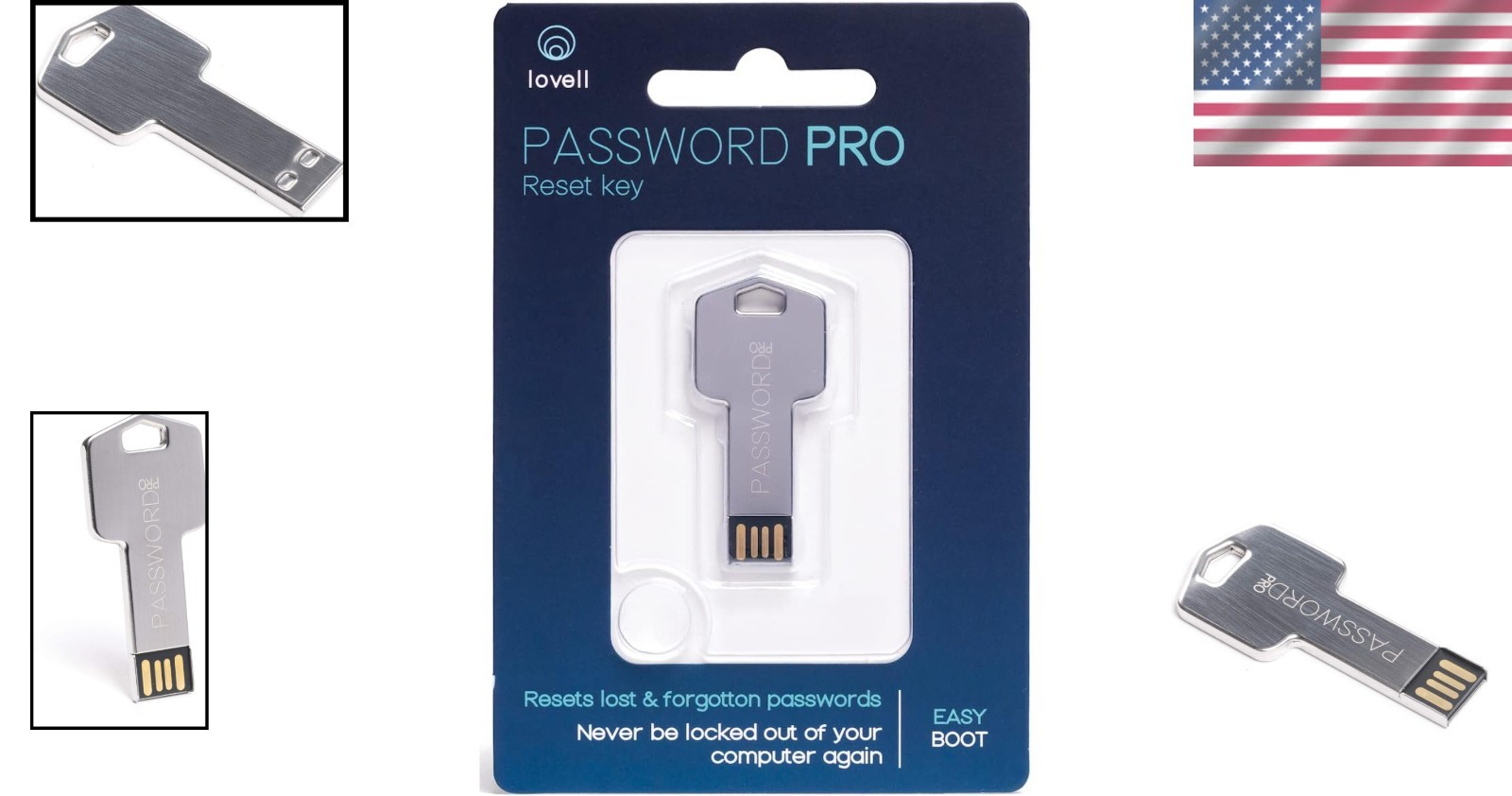 Password Reset Key Pro – USB 3.0 for Windows PCs”