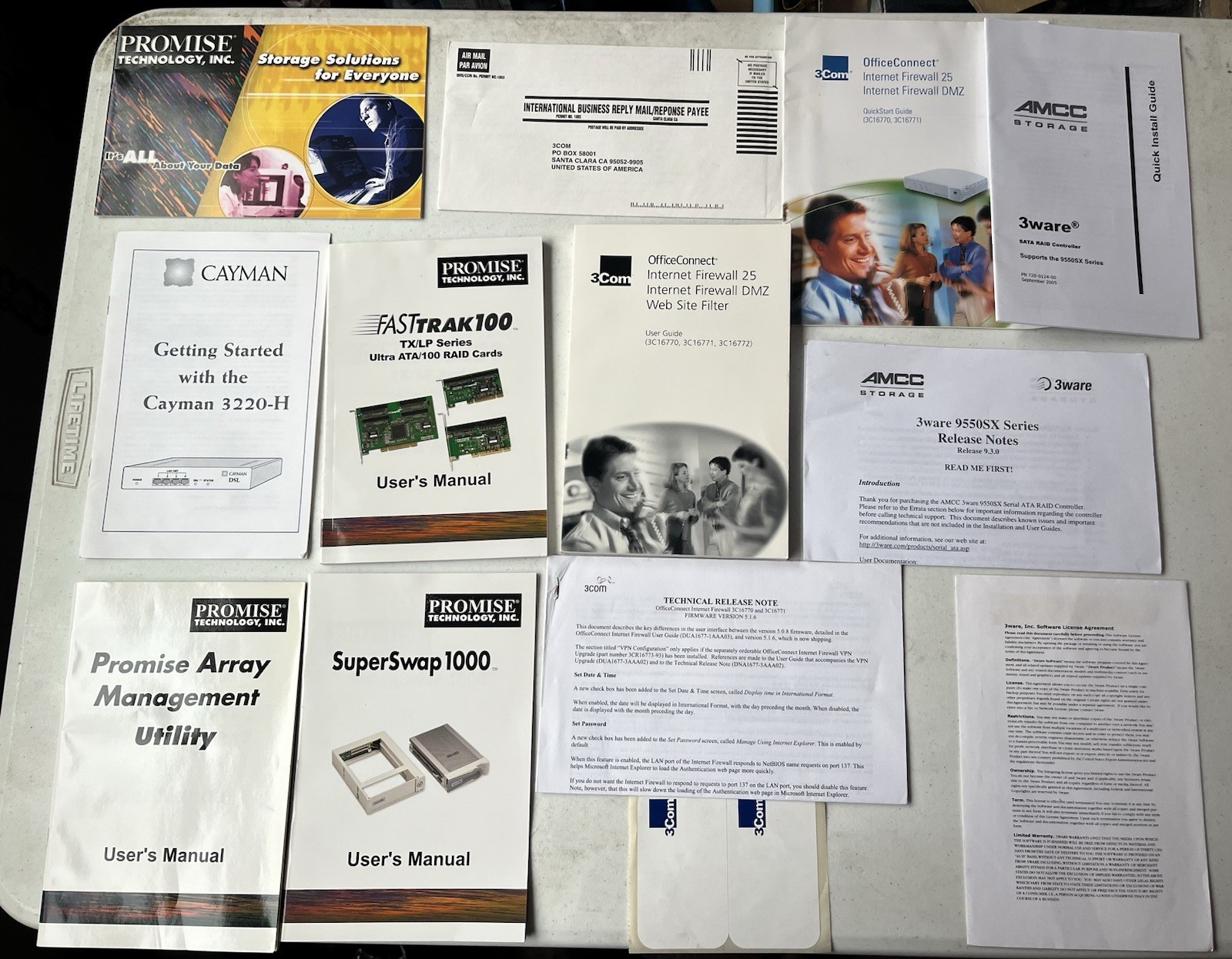 Vintage Tech Support Lot – 14 Driver CDs (4 FACTORY SEALED) & Manuals VTG OBO