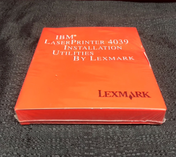 Vintage IBM LaserPrinter 4039 Installation Utilities by Lexmark 1329073 – NEW