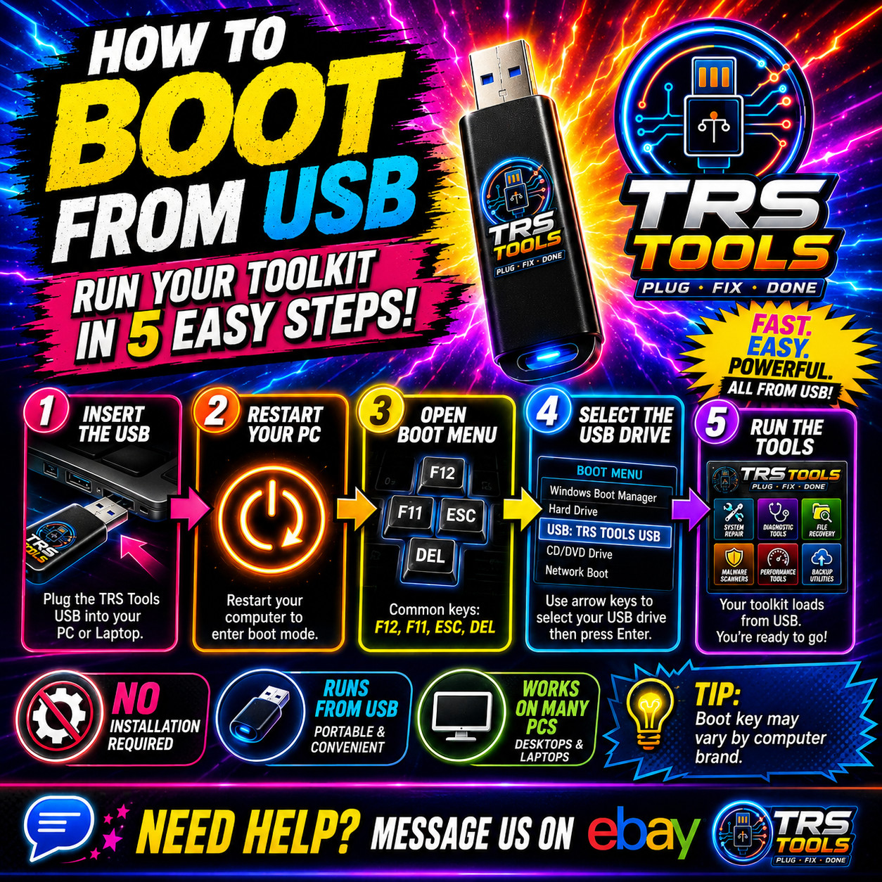 PC Repair Recovery USB – Fix Crashed Windows Virus Data Recovery