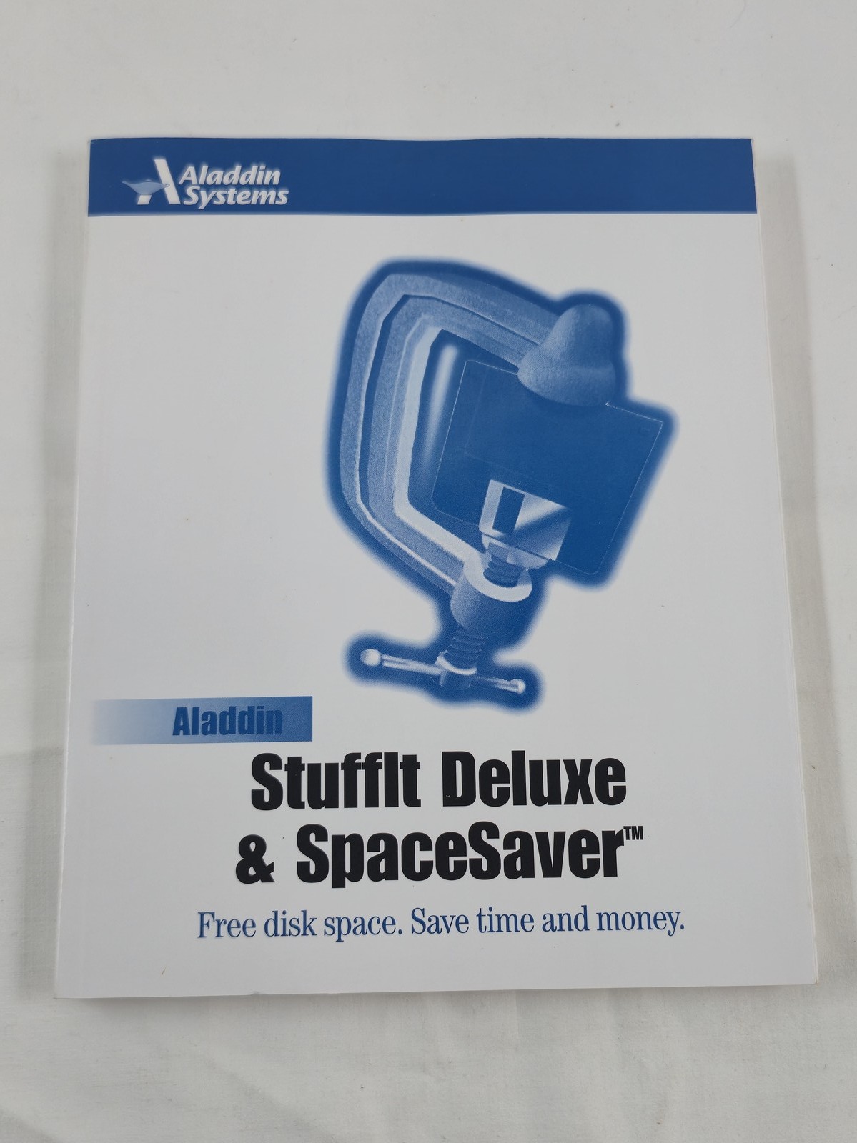 Aladdin StuffIt Deluxe 4.0 & SpaceSaver Macintosh Vintage Software CD & Floppy