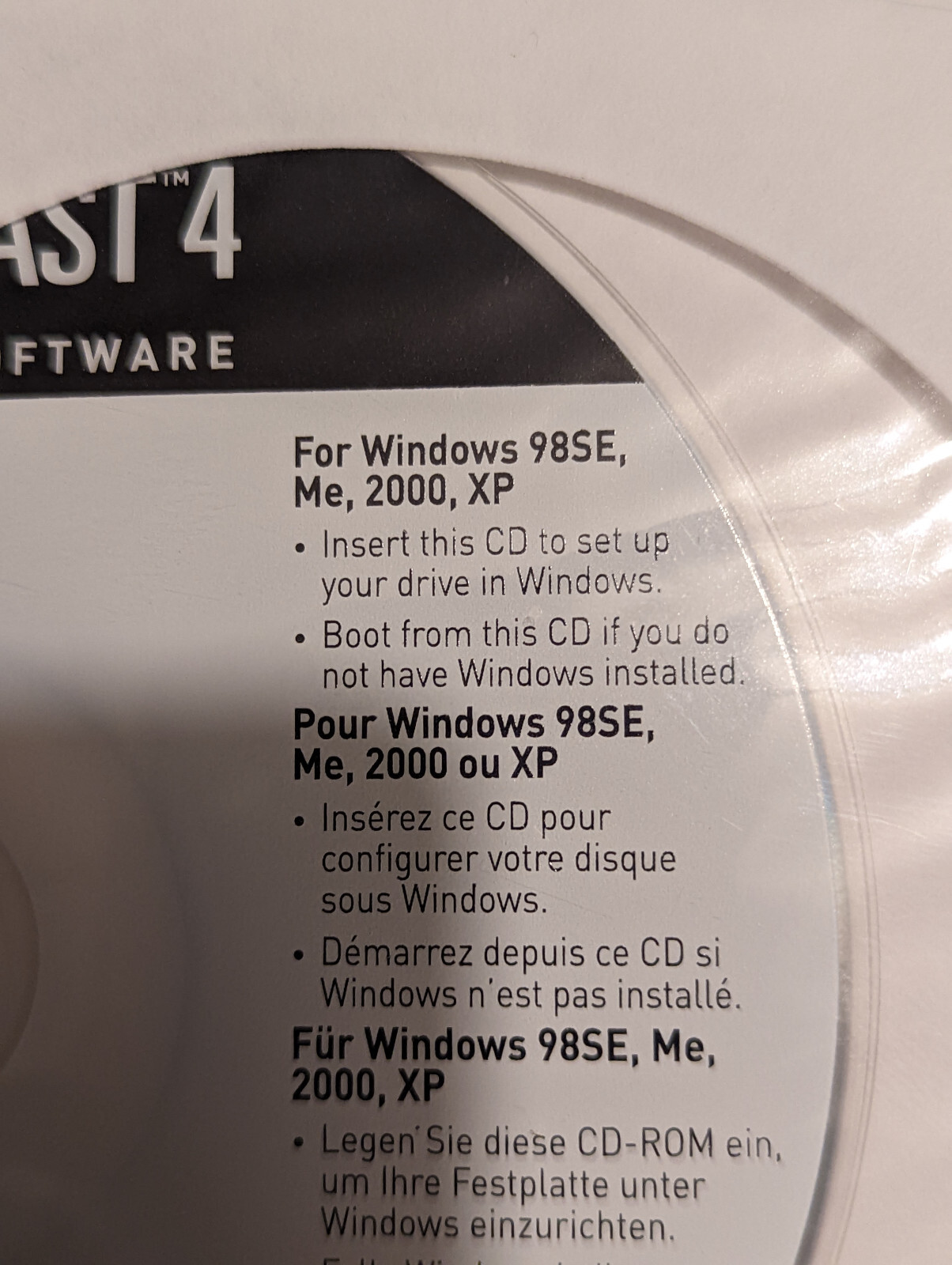 Maxtor MaxBlast 4 Software for Windows 98/Me/2000/XP