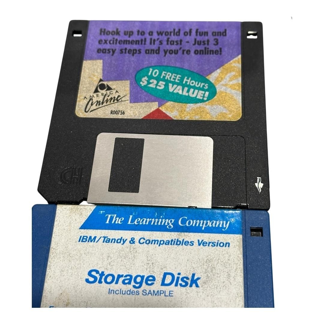 Vintage Mixed Utility Software 3.5 Floppy Disk Lot DOS Win95 Win98 English