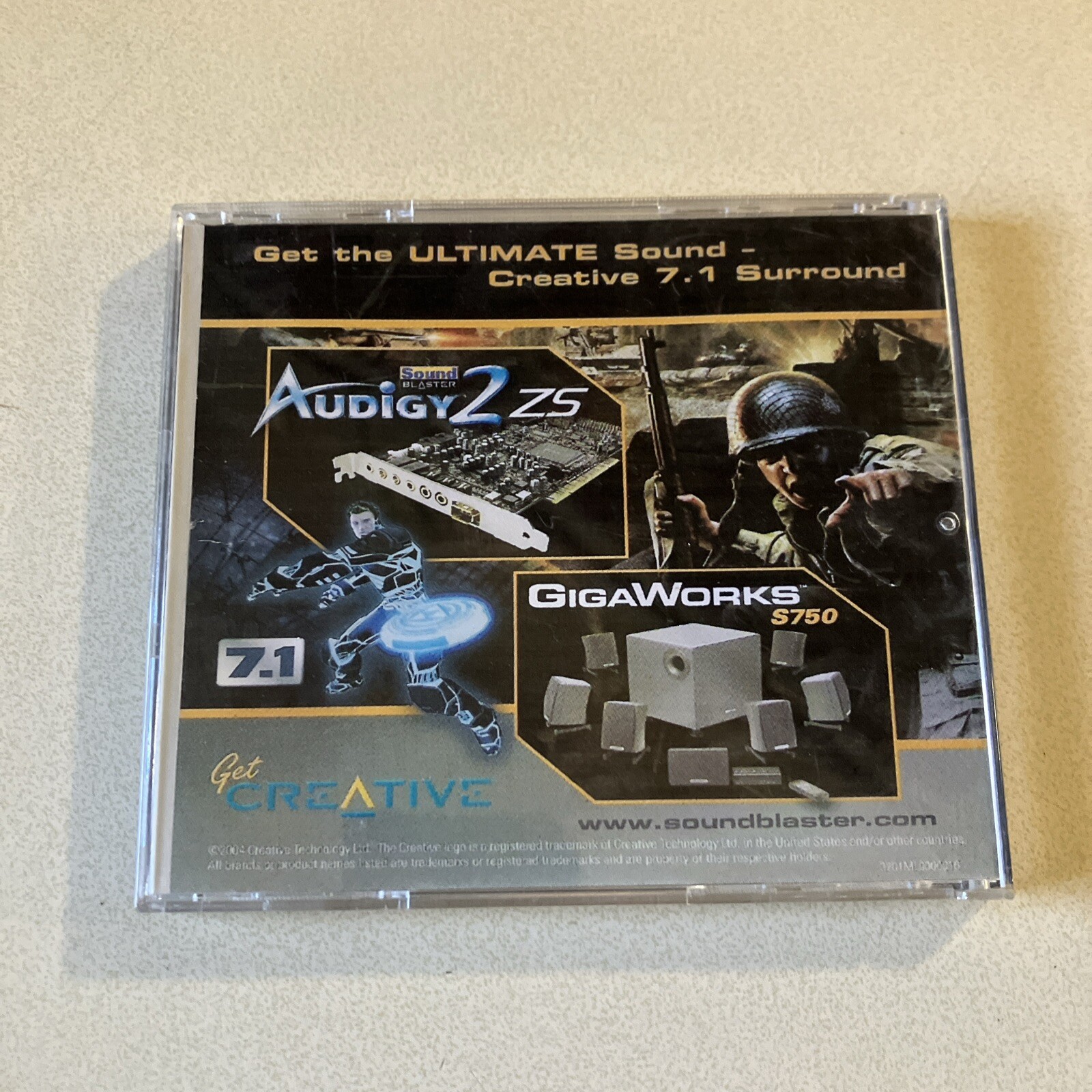 Sound Blaster Demo Disc 24 Bit Chosen By Gamers VTG Soundtrack Game CD