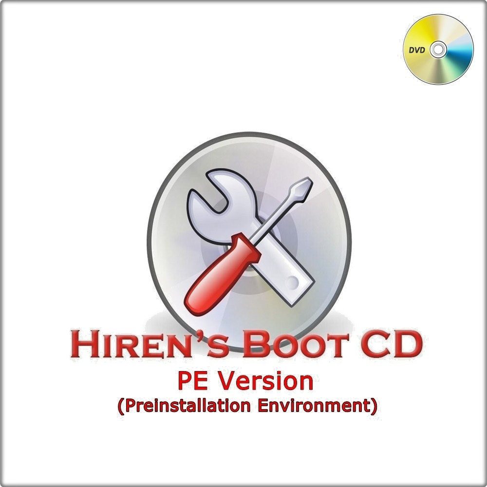 Hiren’s Boot CD Bootable CD Utility Toolkit For PC Diagnostics & Repair | DVD