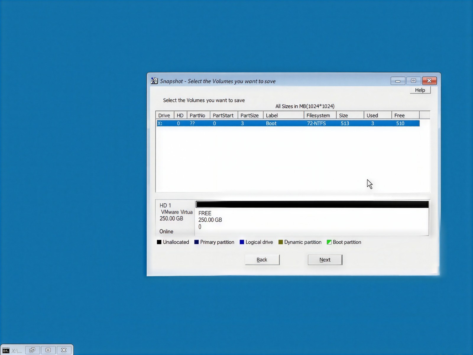 Drive SnapShot Bootable DVD/USB
