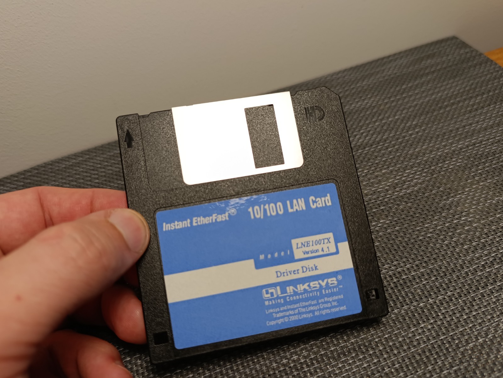 Vintage Instant EtherFast 10/100 LAN Card Linksys Driver 3.5″ Disk Version 4.1