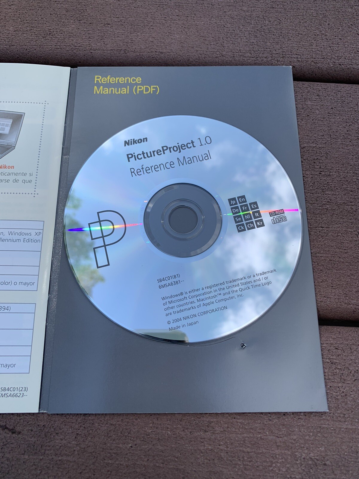 Nikon Picture Project 1.0 Windows & Mac CD-Rom & Reference Manual Disc – 2 Discs