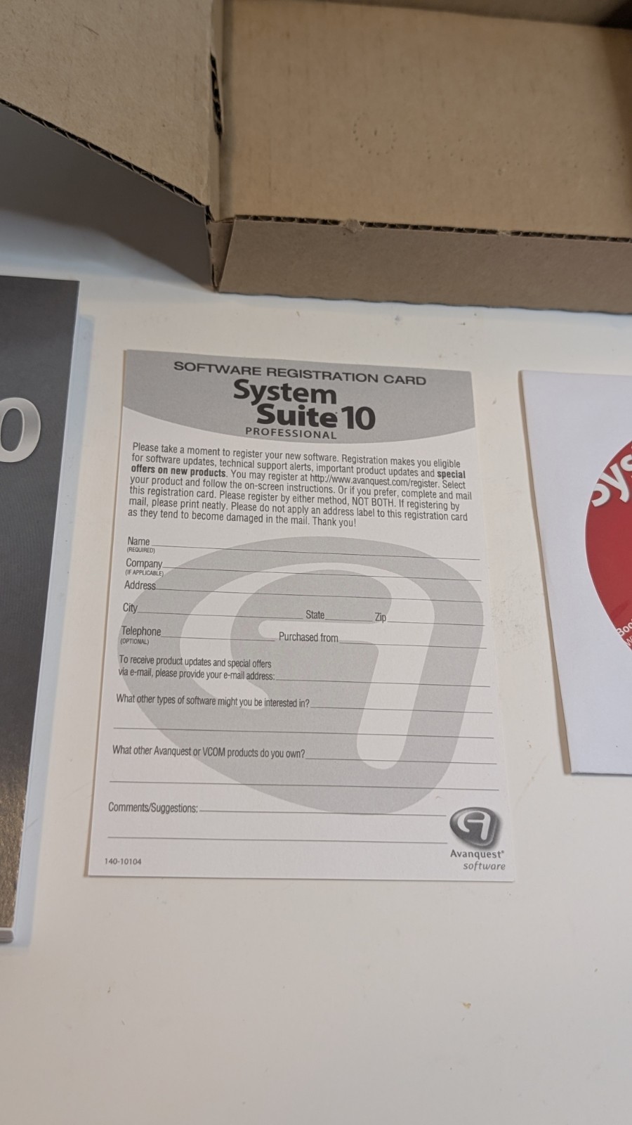 Avanquest System Suite 10 Professional PC Tune Up Repair Security Software 3 PC