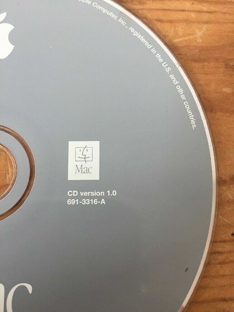 2002 Macintosh iMac Computer Applications Software Installation CD Verison 1.0