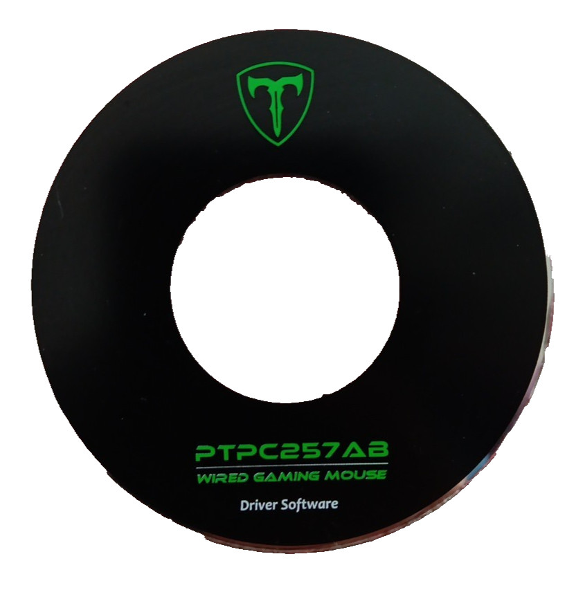 PTPPC257AB Wired Gaming Mouse Driver Software – Disc Only