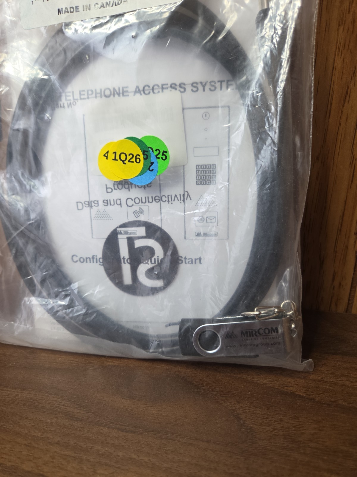 Mircom Telecom Entry & Card Access Configuration USB Software Kit TX3-MSW New