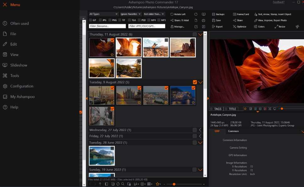 Ashampoo WinOptimizer 25 -Home design 8 -Photo Command⁠ Lifetime for PC [DISC]