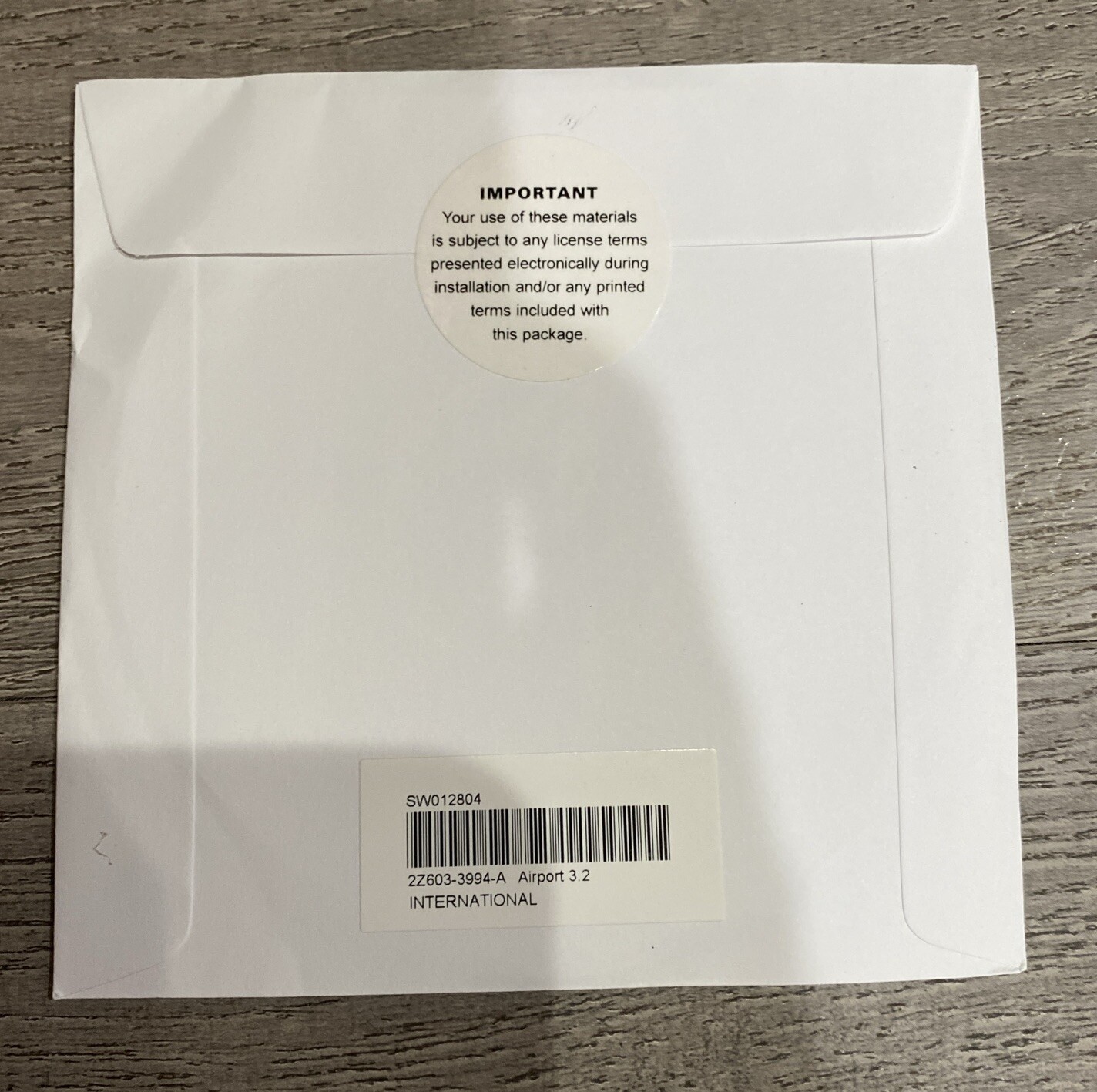 Apple AirPort Extreme Software Installation Disc for Mac IOS. Ver 3.2, NEW
