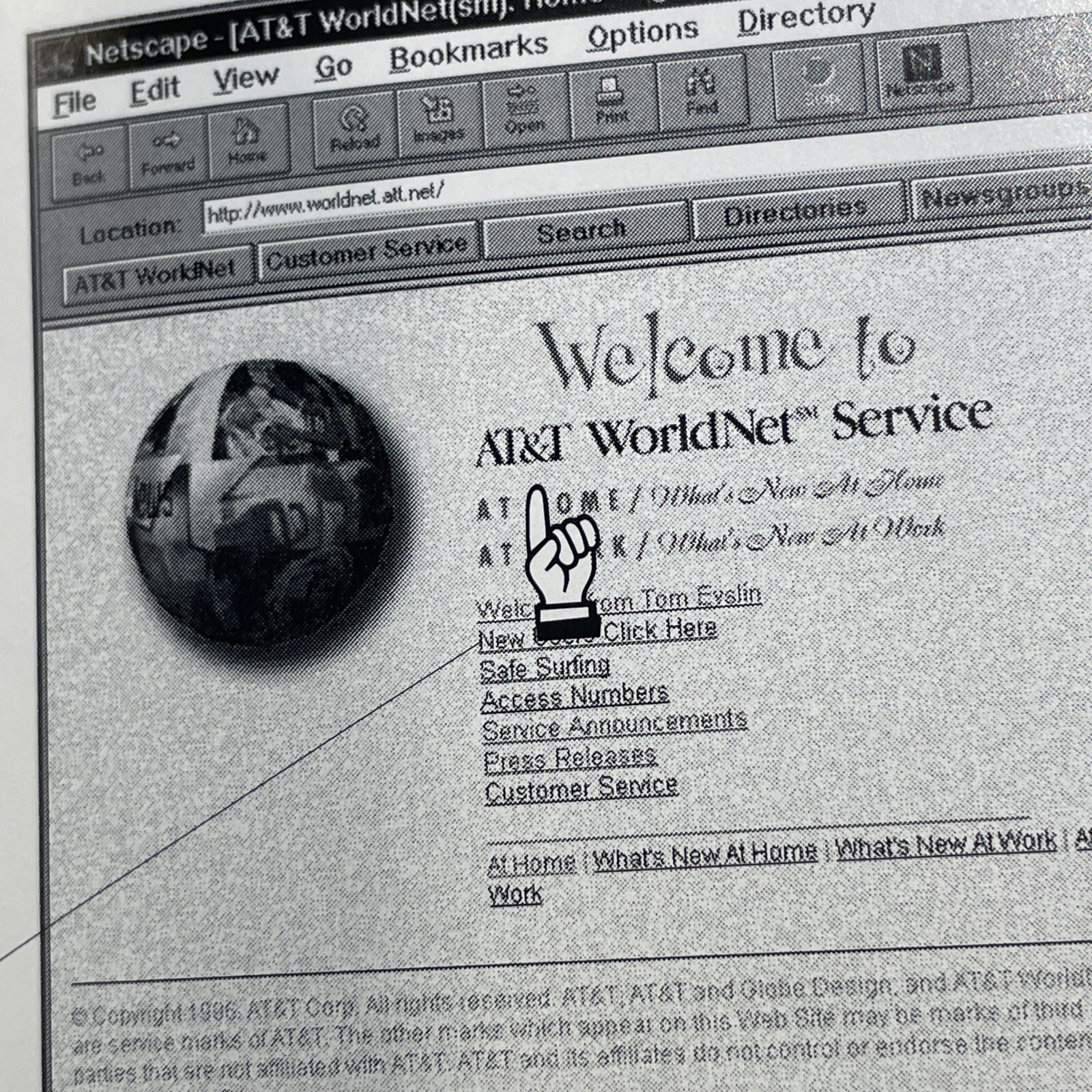 AT&T WorldNet Service 3.5″ RETRO Vintage diskettes Windows v1.0 1996 Netscape !!